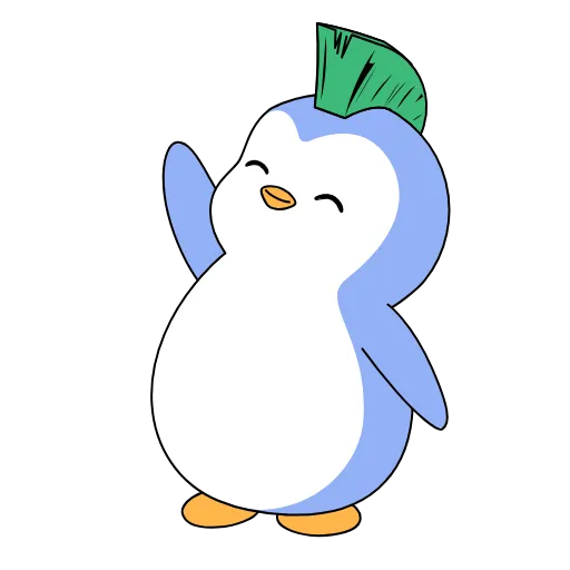 Стикер 51 Pengu collection