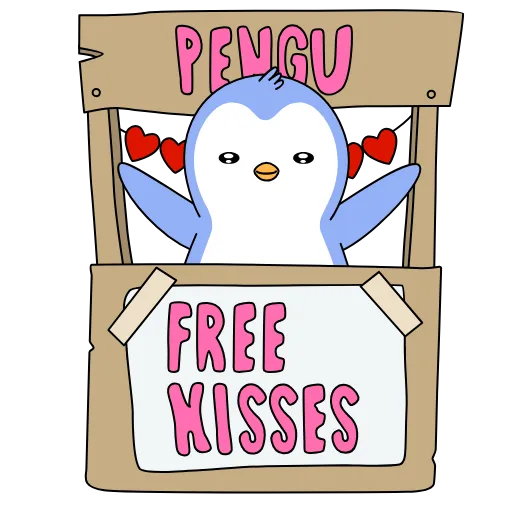 Стикер 40 Pengu collection