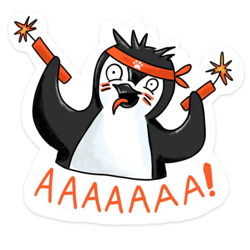 🤪 Стикер «Пингвин Валера» для Telegram