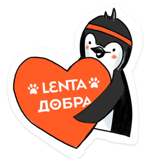 🧡 Стикер «Пингвин Валера» для Telegram