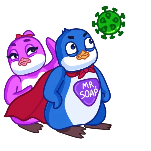 🦠 Стикер «Lolo and Pepe» для Telegram