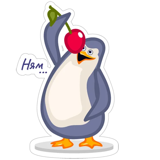😋 Стикер «LE penguins UA» для Telegram