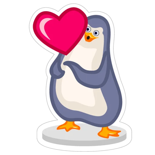 😘 Стикер «LE penguins UA» для Telegram