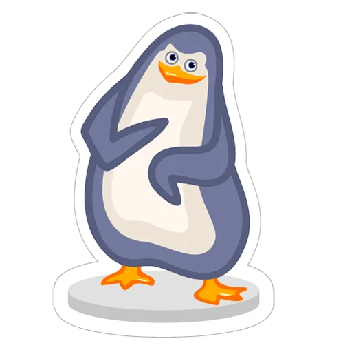 🤗 Стикер «LE penguins UA» для Telegram