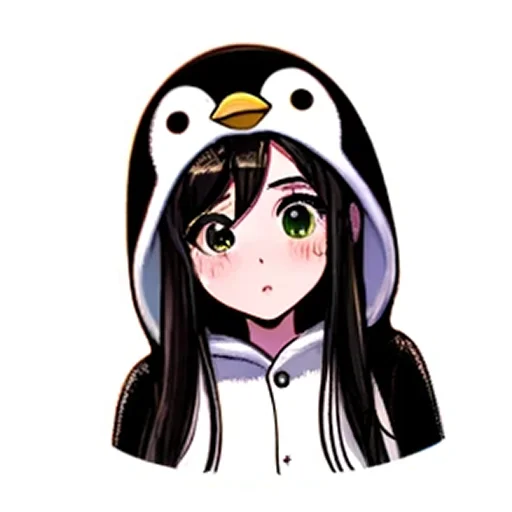 🥺 Стикер «Penguin Tyan» для Telegram
