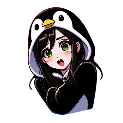 🥹 Стикер «Penguin Tyan» для Telegram