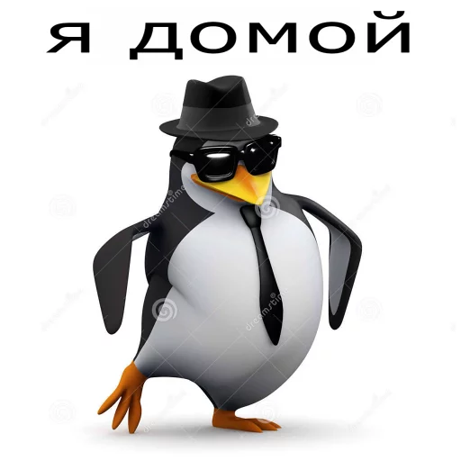 🏠 Стикер «pengven» для Telegram