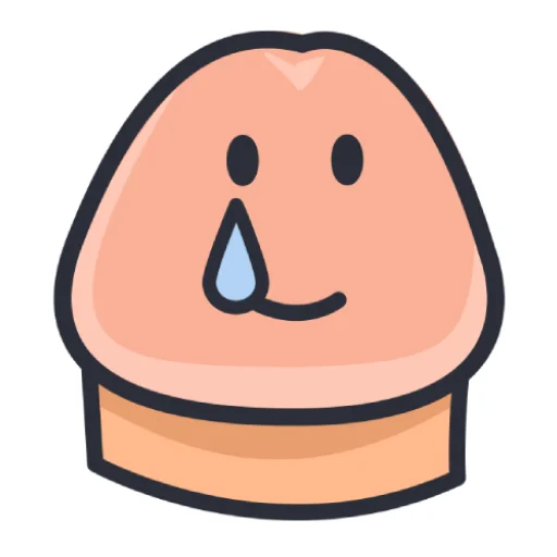 🥲 Стикер «Смайлики-члены» для Telegram