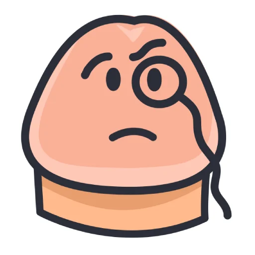 🧐 Стикер «Смайлики-члены» для Telegram