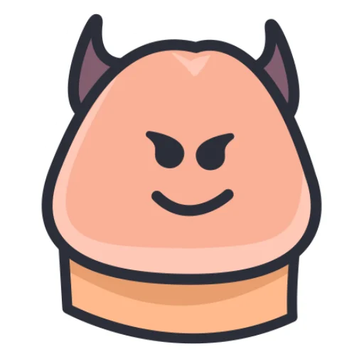 😈 Стикер «Смайлики-члены» для Telegram