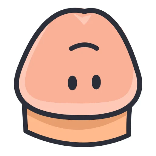 🙃 Стикер «Смайлики-члены» для Telegram