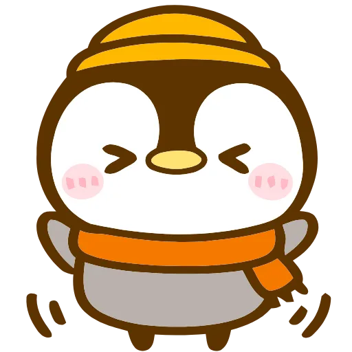🐧 Эмодзи «Penpen Autumn» для Telegram