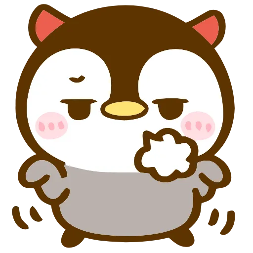 😮‍💨 Эмодзи «Penpen Autumn» для Telegram