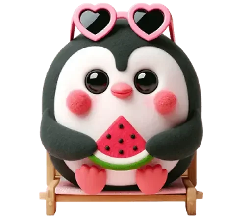 🍉 Стикер «Penguins» для Telegram