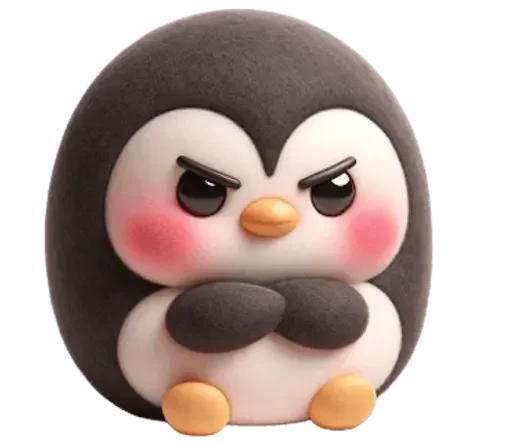 😠 Стикер «Penguins» для Telegram