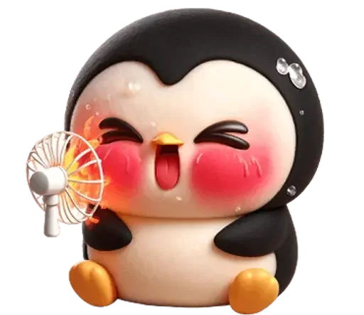 🥵 Стикер «Penguins» для Telegram