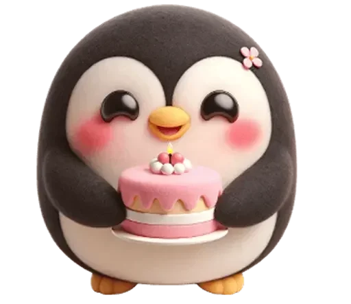 🎂 Стикер «Penguins» для Telegram
