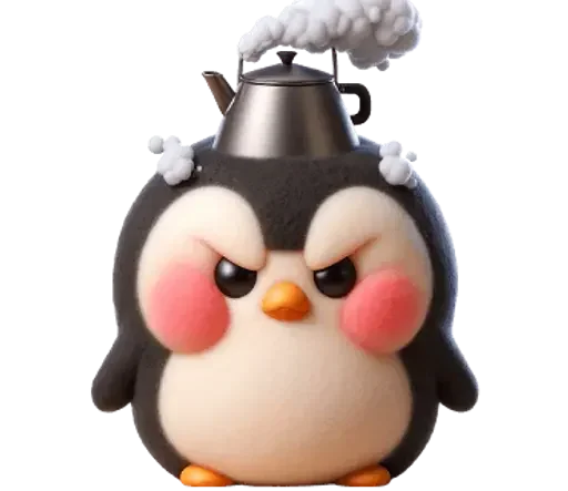 😡 Стикер «Penguins» для Telegram