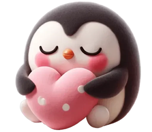 ❤️ Стикер «Penguins» для Telegram