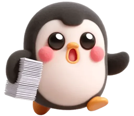 😱 Стикер «Penguins» для Telegram