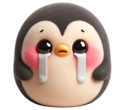 😭 Стикер «Penguins» для Telegram