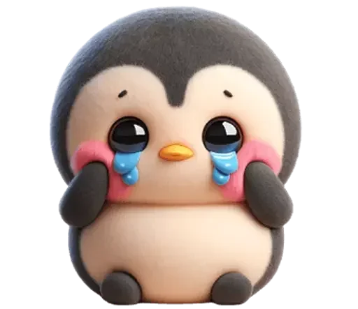 😭 Стикер «Penguins» для Telegram