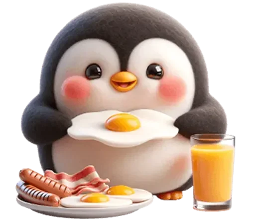 🍳 Стикер «Penguins» для Telegram
