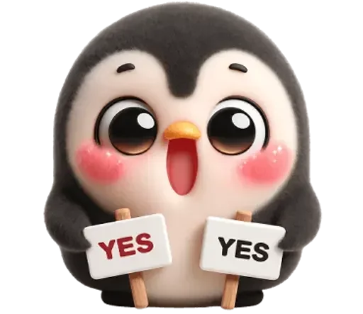 👍 Стикер «Penguins» для Telegram