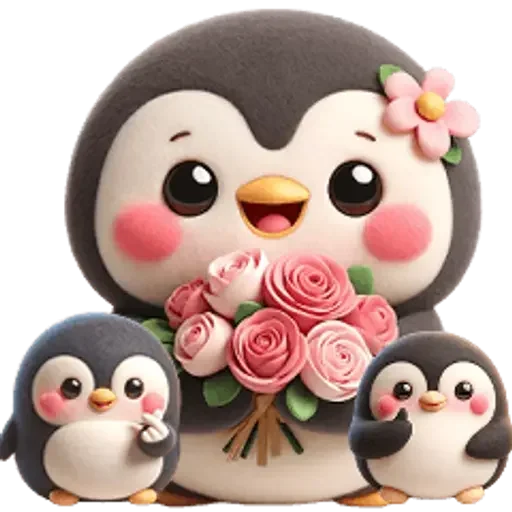 🌻 Стикер «Penguins» для Telegram
