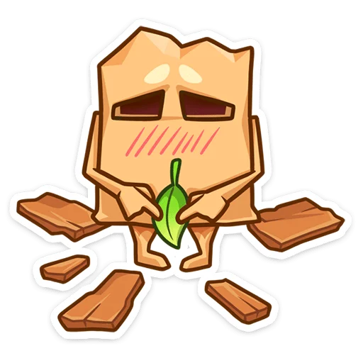 ☺ Стикер «Пенёк Пеня» для Telegram