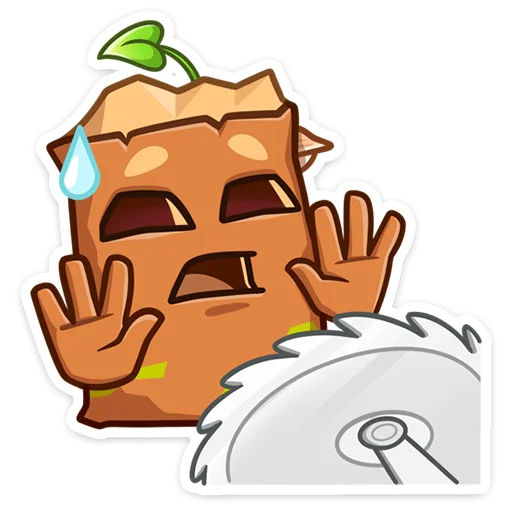 😞 Стикер «Пенёк Пеня» для Telegram