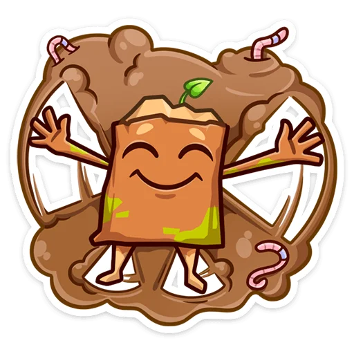 ☺️ Стикер «Пенёк Пеня» для Telegram