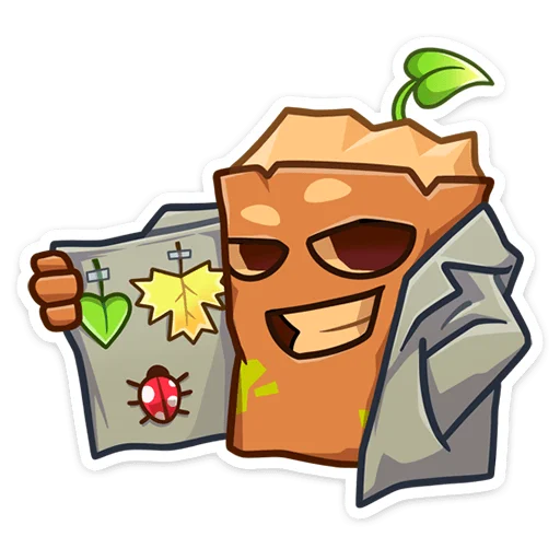 😏 Стикер «Пенёк Пеня» для Telegram