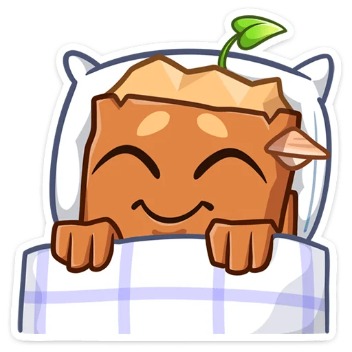 😴 Стикер «Пенёк Пеня» для Telegram