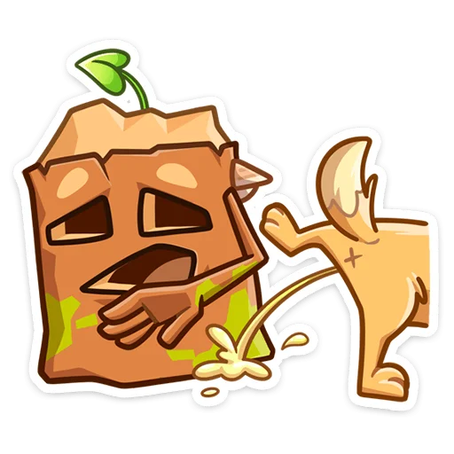 😔 Стикер «Пенёк Пеня» для Telegram