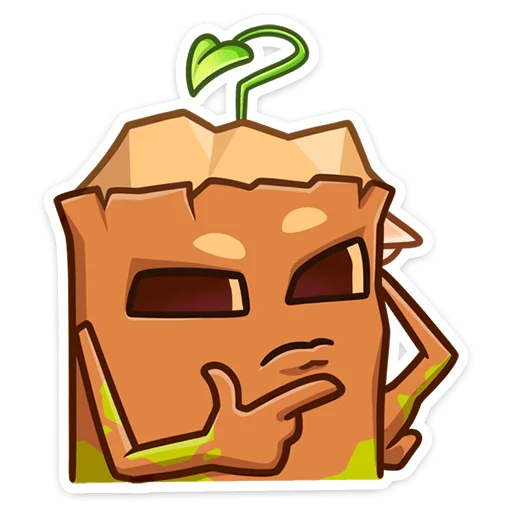 🤔 Стикер «Пенёк Пеня» для Telegram