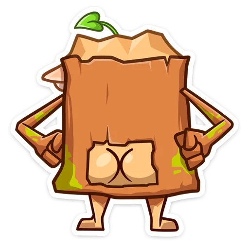 🪵 Стикер «Пенёк Пеня» для Telegram