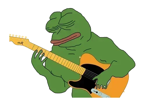 🎸 Стикер «Пепа» для Telegram