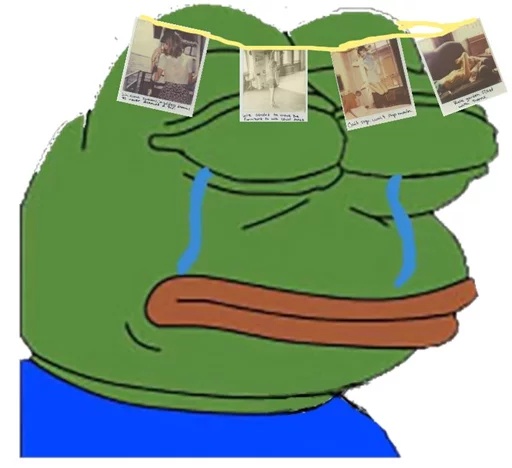 😭 Стикер «Pepe Пепе» для Telegram