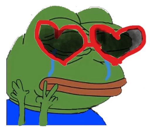 😭 Стикер «Pepe Пепе» для Telegram