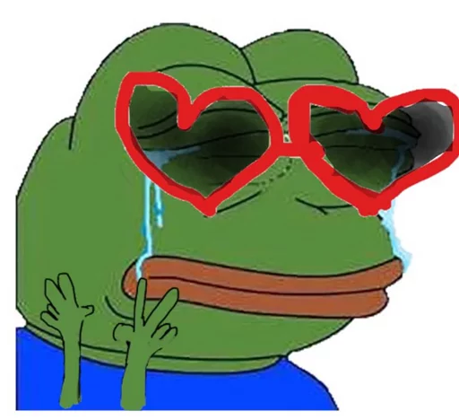 😭 Стикер «Pepe Пепе» для Telegram