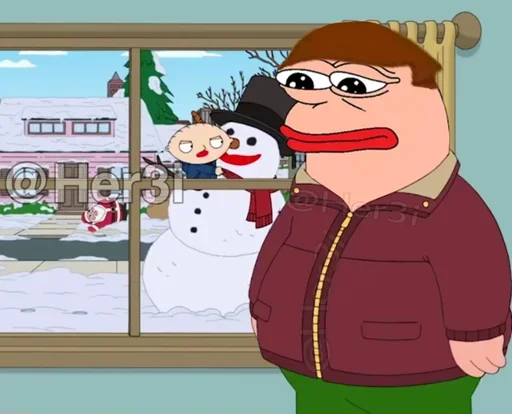 🐸 Стикер «Family Guy [ pepe ] -» для Telegram