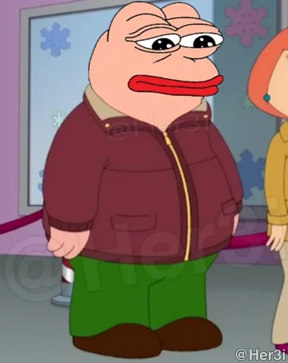 🐸 Стикер «Family Guy [ pepe ] -» для Telegram