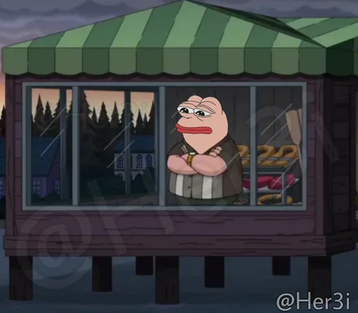 🐸 Стикер «Family Guy [ pepe ] -» для Telegram