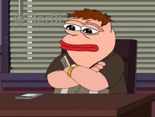 🐸 Стикер «Family Guy [ pepe ] -» для Telegram
