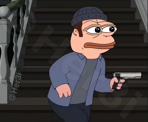 🐸 Стикер «Family Guy [ pepe ] -» для Telegram