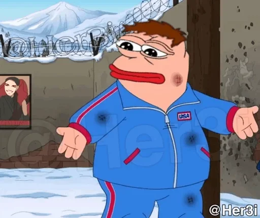 🐸 Стикер «Family Guy [ pepe ] -» для Telegram