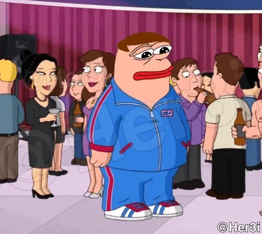 🐸 Стикер «Family Guy [ pepe ] -» для Telegram