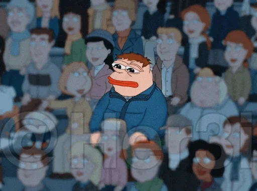 🐸 Стикер «Family Guy [ pepe ] -» для Telegram
