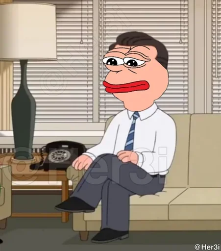 🐸 Стикер «Family Guy [ pepe ] -» для Telegram